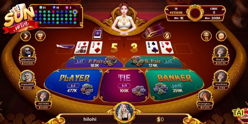 Tổng số lá bài ảnh hưởng đến mức trả thưởng