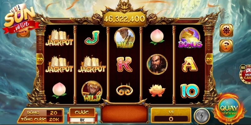 Tây Du Thần Khí Sunwin – Slot Săn Thưởng Không Giới Hạn 1 Vòng quay slot đậm chất huyền thoại phương Đông